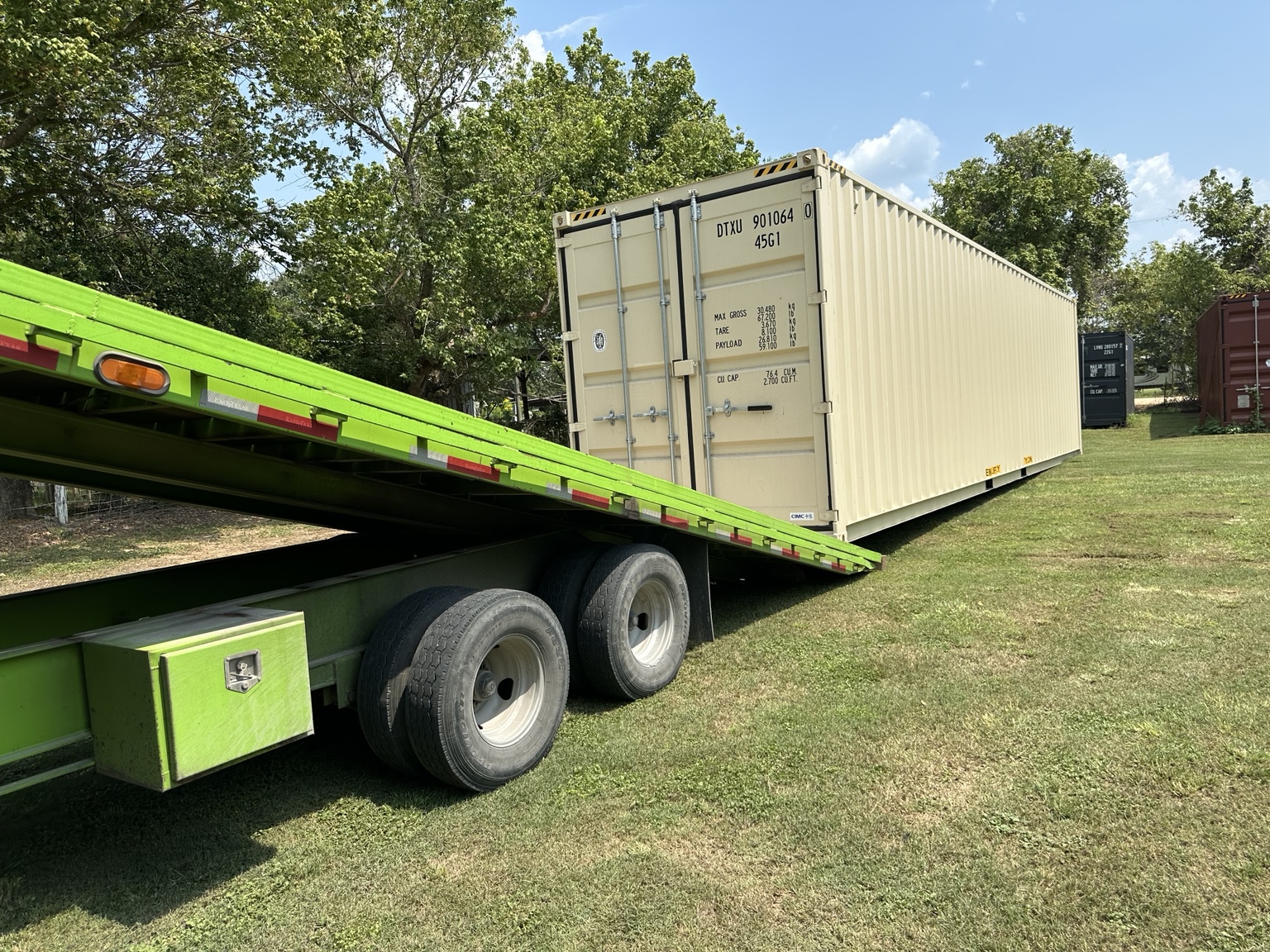J-Tex container delivery